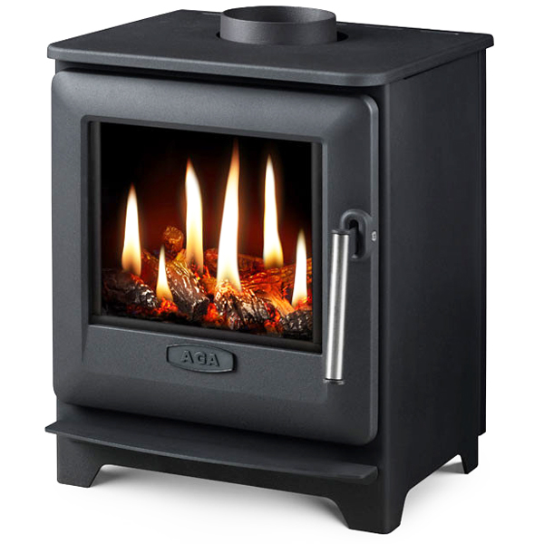 Aga Ludlow Ec Balanced Flue Gas Stove Flames Co Uk