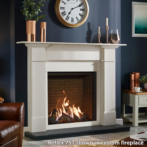 Gazco Reflex T Edge Balanced Flue Gas Fire Flames Co Uk