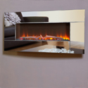 New wall-mounted electric fire | Celsi Flamonik Mirror