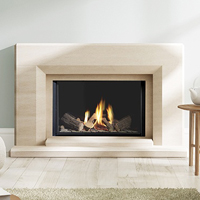 Infinity 780BF Balanced Flue in Edgemond Limestone Fireplace