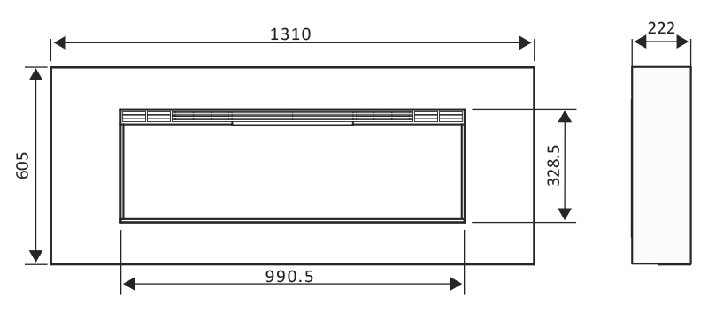 Celsi Rosetta S1000 Dimensions