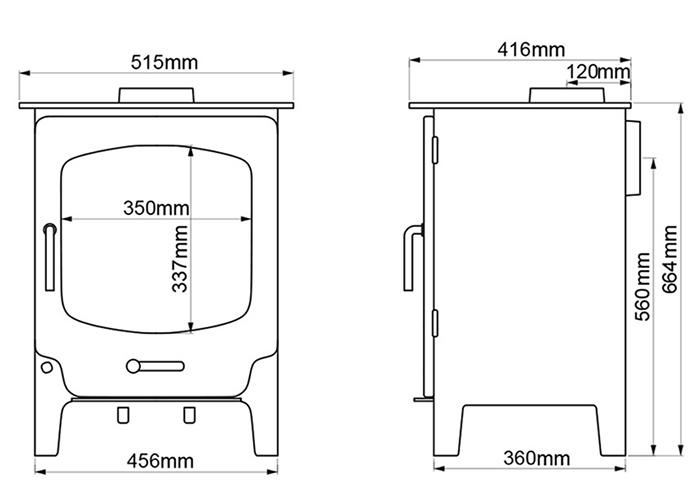 Saltfire ST-X8 Dimensions