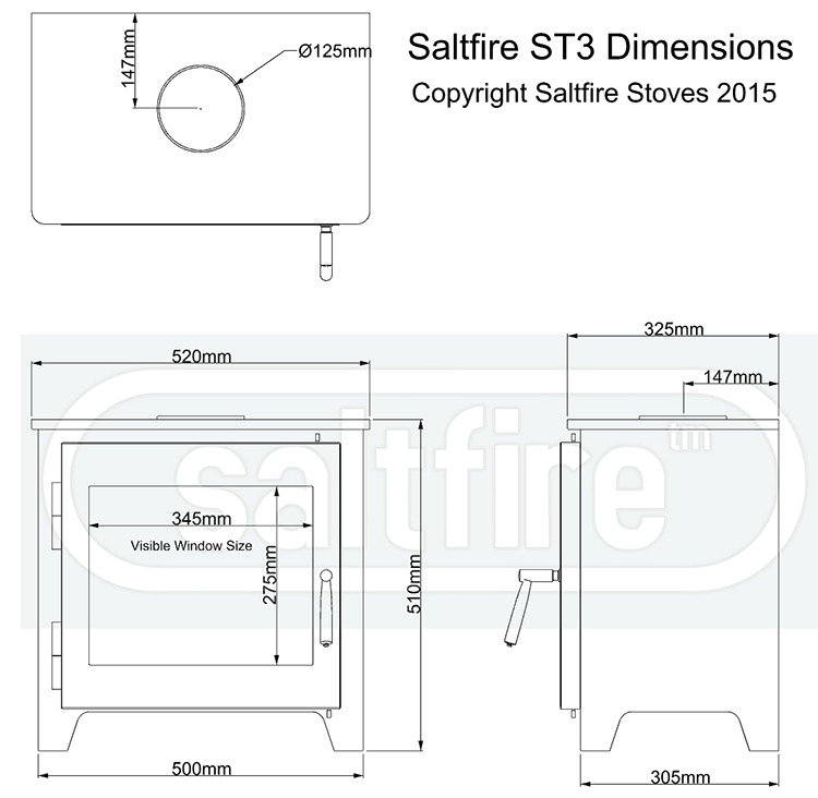 Saltfire ST3 Dimensions