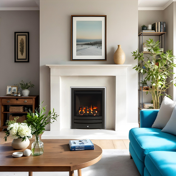 Adore High Efficiency Full Depth Convector Glass Fronted Gas Fire