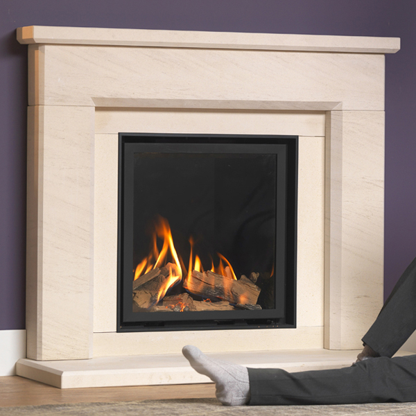 Wildfire Ravel 600 Asti Limestone Gas Fire Suite