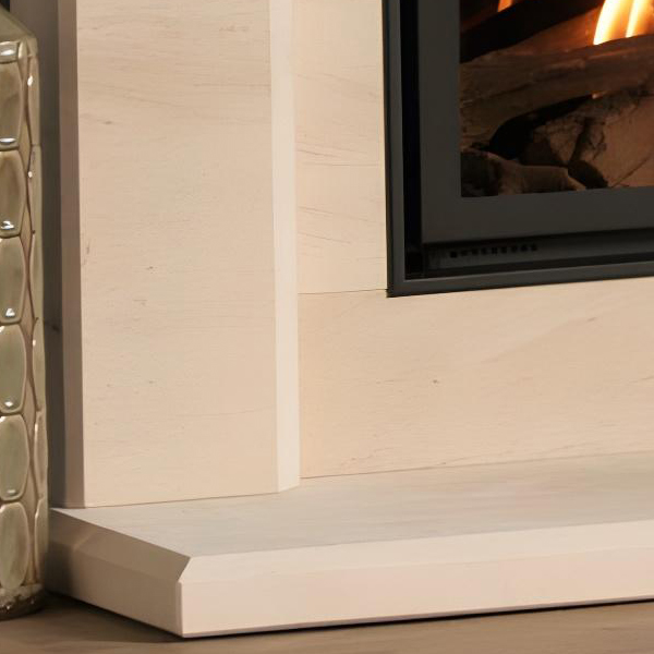 Wildfire Ravel 800 Asti Limestone Gas Fire Suite