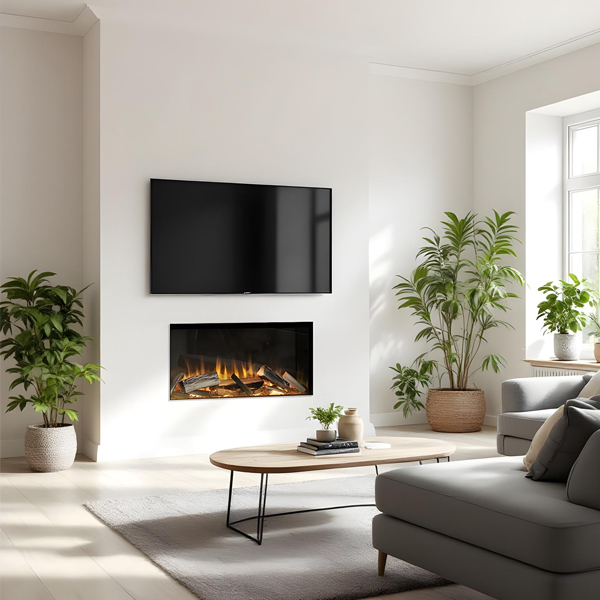 Aura Fires Kinver SL 850 1-2-3 Sided Electric Fire