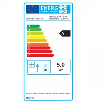 FLARE Desire 5 Widescreen Multi-Fuel Stove