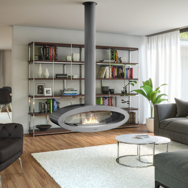 Henley Budapest Ceiling Hung Bioethanol Fire