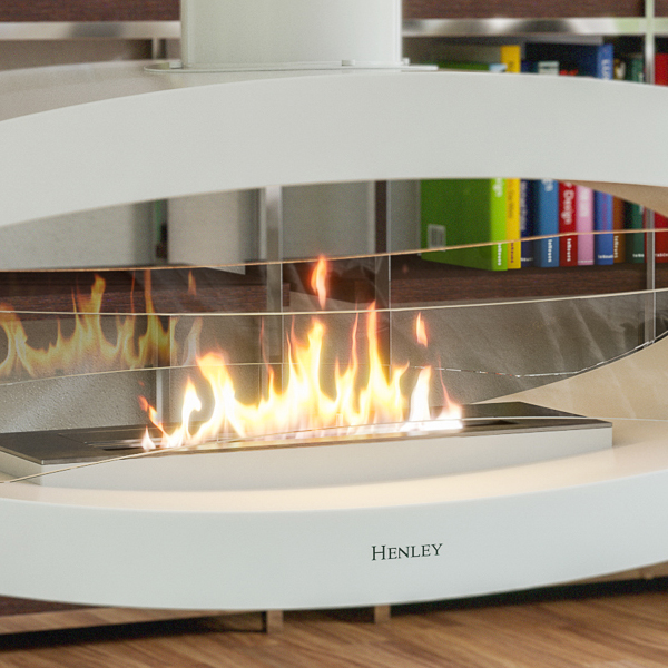 Henley Budapest Ceiling Hung Bioethanol Fire