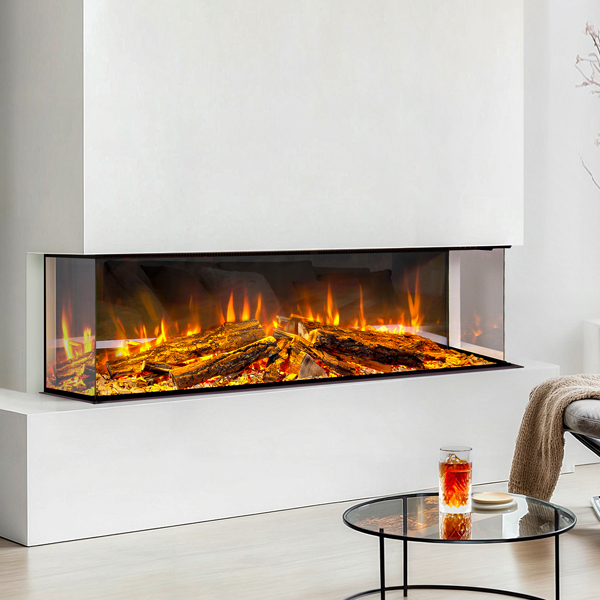 Celsi Electriflame DLX 1250 Built-In 3-Sided Glass Smart Electric Fire