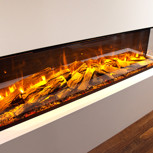 Celsi Electriflame DLX 1600 Built-In 3-Sided Glass Smart Electric Fire