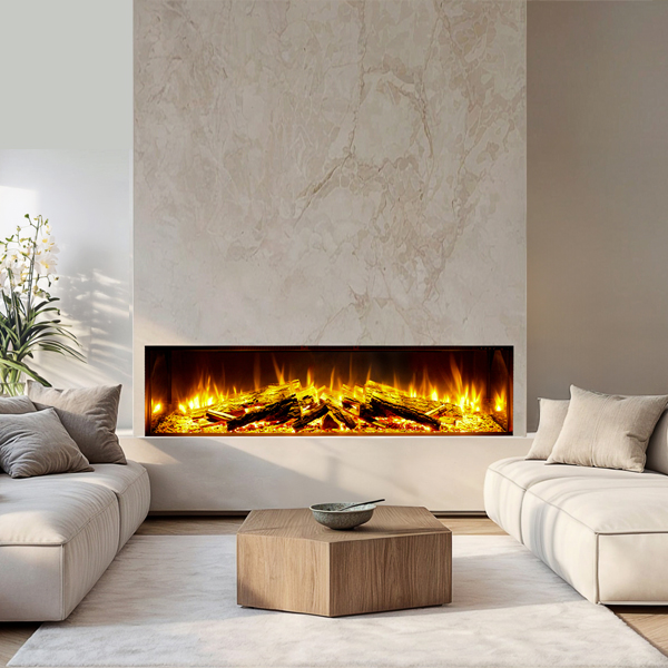 Celsi Electriflame DLX 1600 Built-In 3-Sided Glass Smart Electric Fire