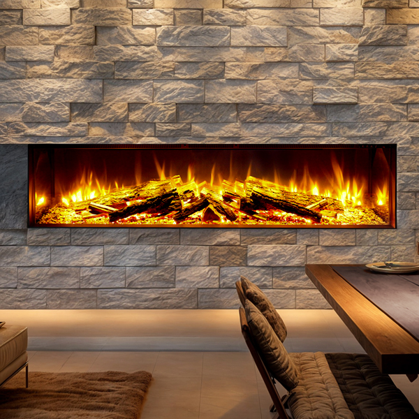 Celsi Electriflame DLX 1600 Built-In 3-Sided Glass Smart Electric Fire