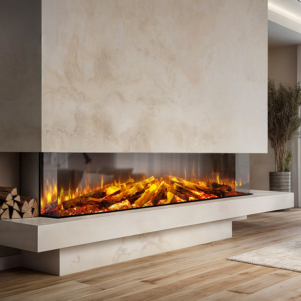 Celsi Electriflame DLX 1800 Built-In 3-Sided Glass Smart Electric Fire