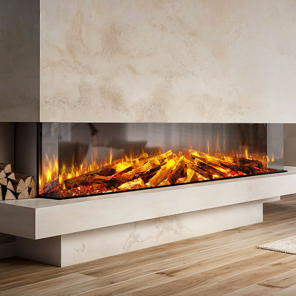 Celsi Electriflame DLX 1800 Built-In 3-Sided Glass Smart Electric Fire