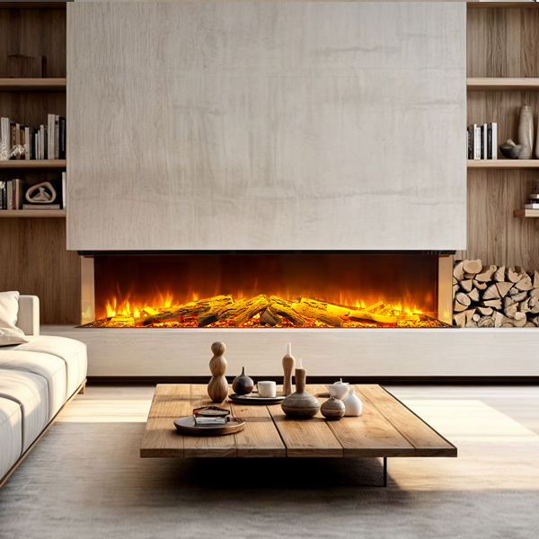 Celsi Electriflame DLX 1800 Built-In 3-Sided Glass Smart Electric Fire