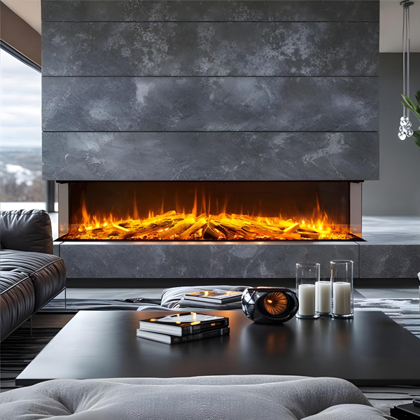 Celsi Electriflame DLX 2000 Built-In 3-Sided Glass Smart Electric Fire