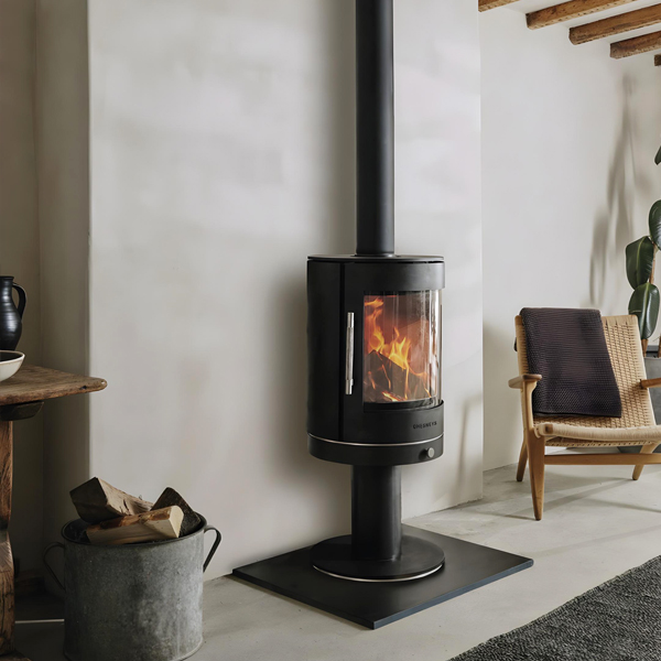 Chesneys Solstice 5WS Pedestal Wood Burning Stove