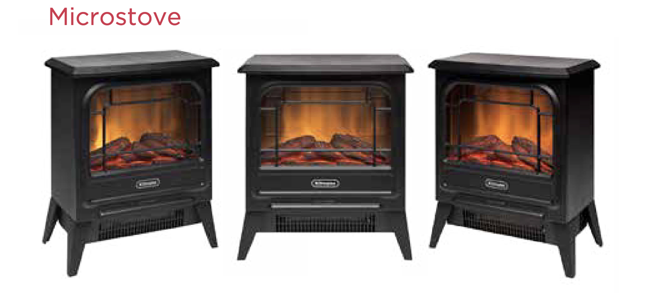 Dimplex MicroStove Electric Stoves 3 Sides Cutout