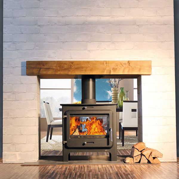 Ekol Clarity Double Sided Multi-Fuel / Wood Burning Stove