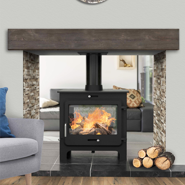 Ekol Clarity Double Sided Multi-Fuel / Wood Burning Stove