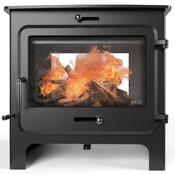 Ekol Clarity Double Sided Multi-Fuel / Wood Burning Stove