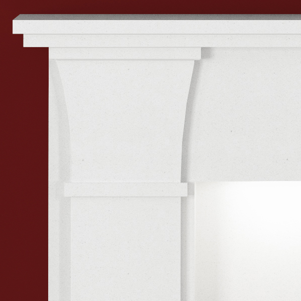 Elgin & Hall Deanswood Marble Fireplace