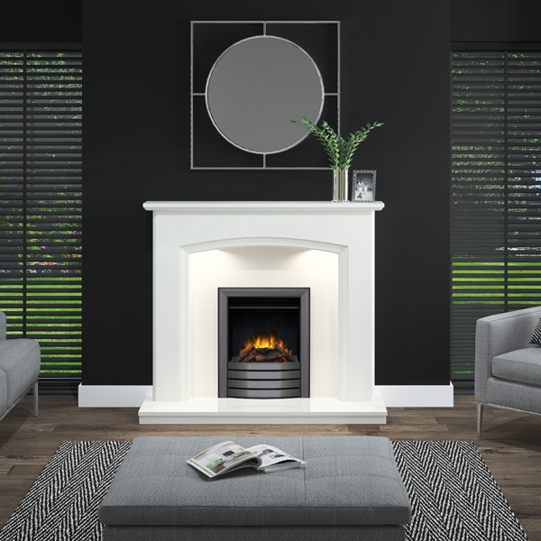 Elgin & Hall Eliana Marble Fireplace