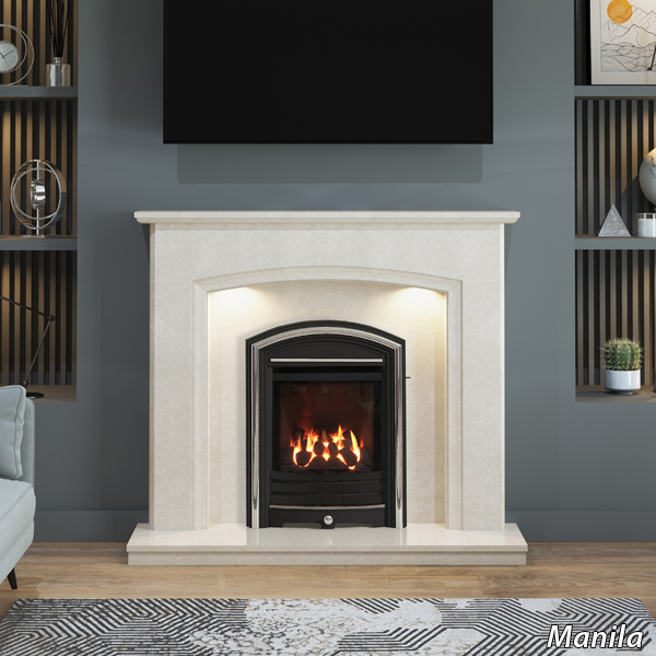 Elgin & Hall Eliana Marble Fireplace