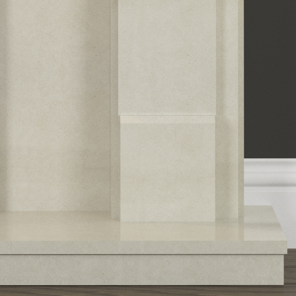 Elgin & Hall Millington Marble Fireplace