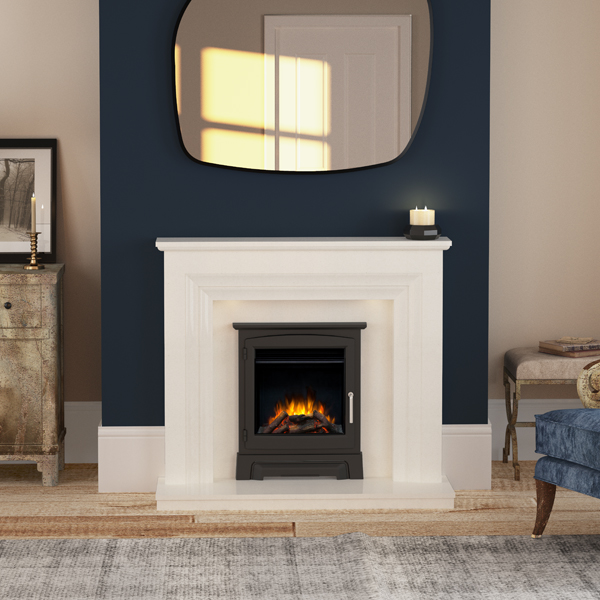 Elgin & Hall Vitalia Marble Fireplace