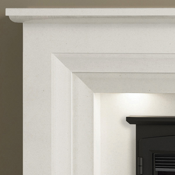 Elgin & Hall Vitalia Marble Fireplace