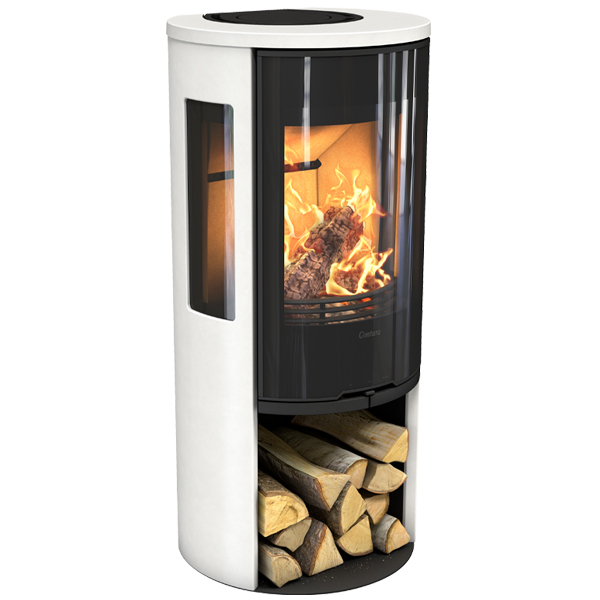 Contura 556G in White Wood Burning Stove - Showroom Clearance Collection Only