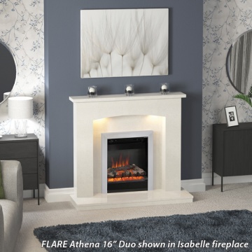 FLARE Athena 3-Sided Inset Electric Fire