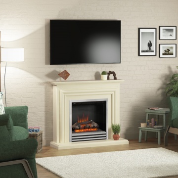 FLARE Carina Electric Fireplace Suite