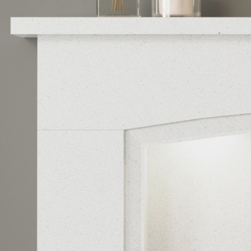 FLARE Emelia Marble Fireplace