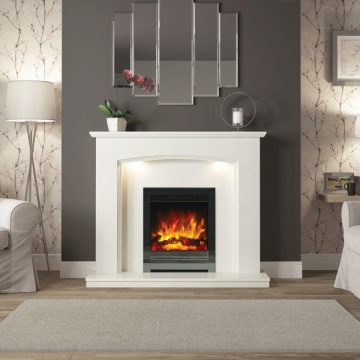 FLARE Emelia Marble Fireplace