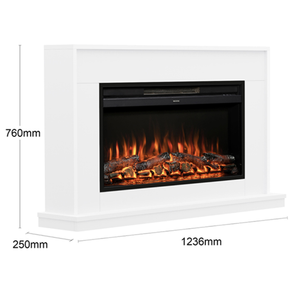 FLARE Salehurst Grande Electric Fireplace Suite