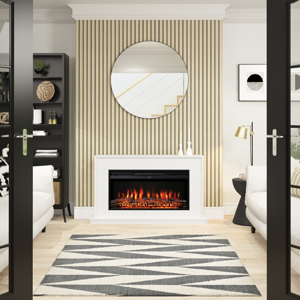 FLARE Salehurst Grande Electric Fireplace Suite