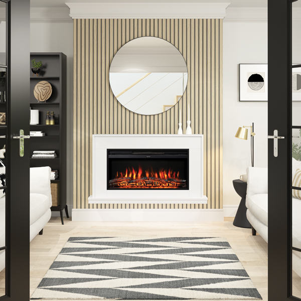 FLARE Salehurst Grande Electric Fireplace Suite