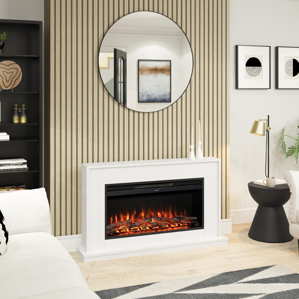 FLARE Salehurst Grande Electric Fireplace Suite