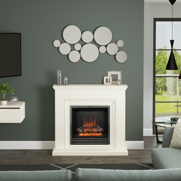 FLARE Stanton Electric Fireplace Suite