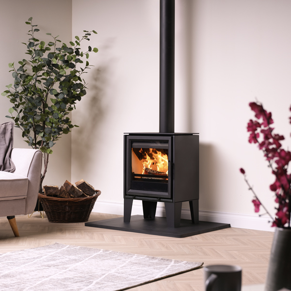 Fireline Ecostar 5 Wide Freestanding Multi-Fuel Stove