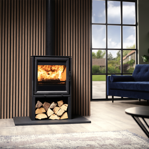 Fireline Ecostar 5 Wide Freestanding Multi-Fuel Stove