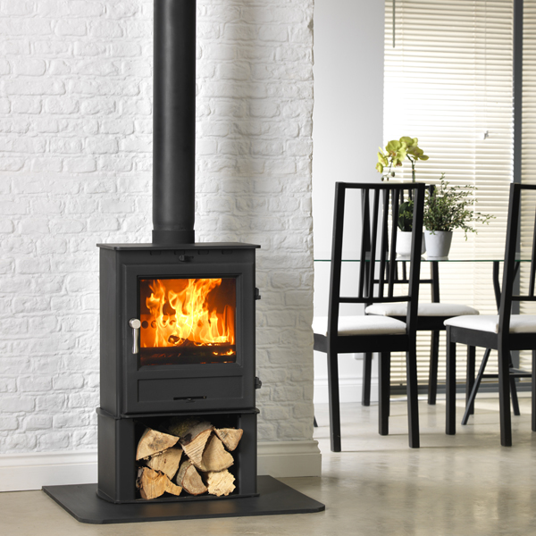 Fireline FP5W Wide 5kW Multi-Fuel Stove