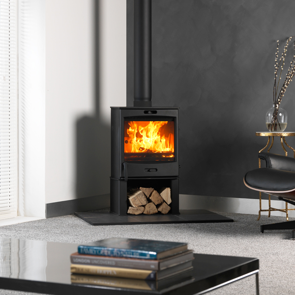 Fireline FQ5W Wide 5kW Multi-Fuel Stove