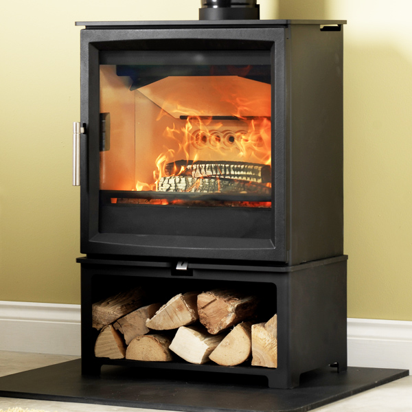 Fireline Woodtec 5WD Wide Deep Wood Burning Stove