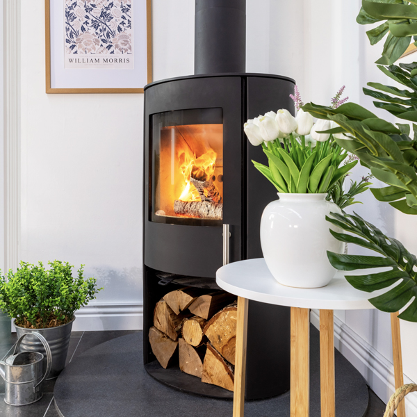 Fireline Woodtec FCS Cylinder 5kW Wood Burning Stove