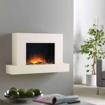 Flamerite Jaeger 1020 Wall Mounted Electric Fireplace Suite